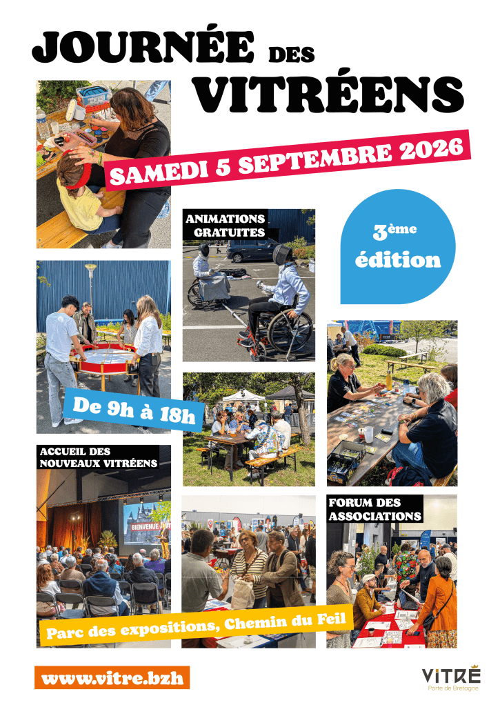 On sera à la Journée des Vitréens le 5 septembre !